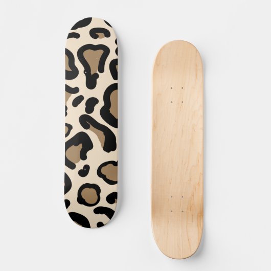 Skateboard Amoureux des animaux Motifs couleur tigre (Recto)