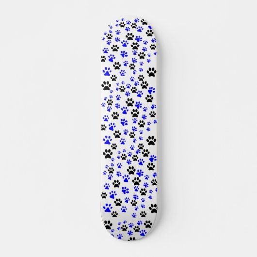 Skateboard Amoureux des chiens Paws Motif (Devant)