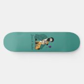 Skateboard Amoureux des chiens personnalisable (Horz)