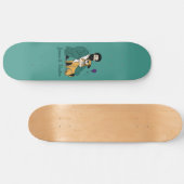 Skateboard Amoureux des chiens personnalisable (Horz)