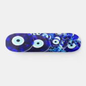 Skateboard Amulettes d'yeux bleues (Horz)
