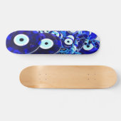 Skateboard Amulettes d'yeux bleues (Horz)