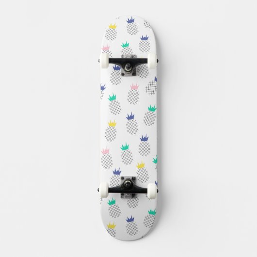 Skateboard Ananas abstraits (Recto)