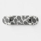 Skateboard Ananas monochromes (Horz)