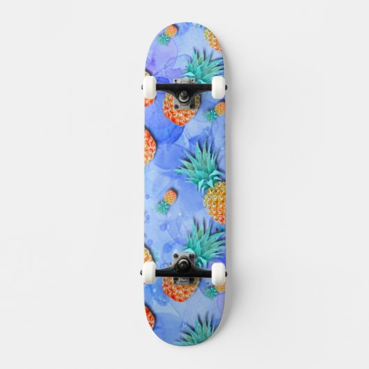 Skateboard Ananas. Peindre. Party. (Recto)
