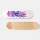 Skateboard Ananas rose et violet (Horz)