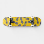 Skateboard Ananas sur l'or (Horz)