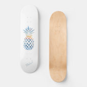 Skateboard Ananas Tropical Sunset Beach Custom (Recto)