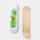 Skateboard Ananas vert et jaune (Recto)