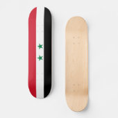 Skateboard Ancien drapeau de Syrie (Recto)