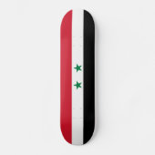 Skateboard Ancien drapeau de Syrie (Recto)