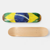 Skateboard Ancien drapeau du Brésil (Horz)