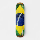 Skateboard Ancien drapeau du Brésil (Devant)