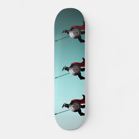 Skateboard Ancien guerrier spartiate (Recto)