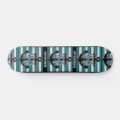 Skateboard Ancre automatique du texte personnalisé (Horz)
