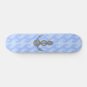 Skateboard Ancre avec corde (Horz)