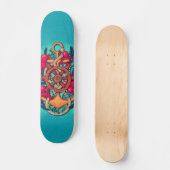 Skateboard Ancre et poulpes (Recto)