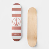 Skateboard Ancre rose Gold (Recto)