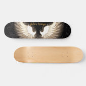 Skateboard Ange ailes, pont personnalisé (Horz)