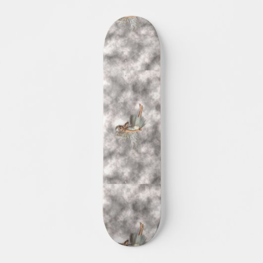 Skateboard Ange dans les nuages (Devant)