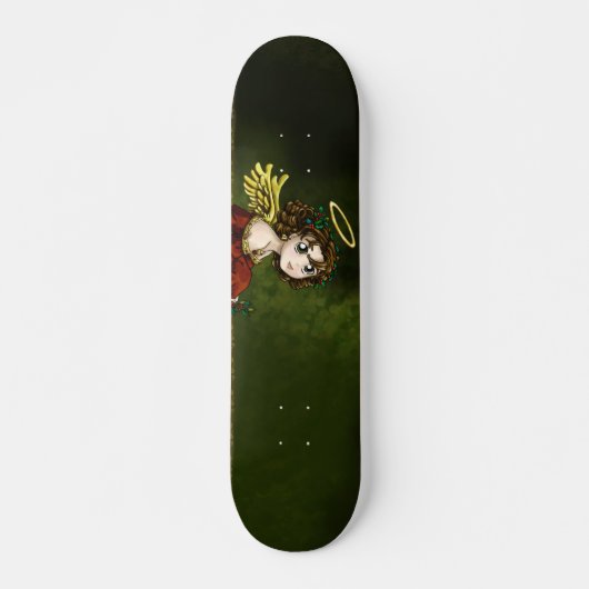 Skateboard Ange de houx (Devant)