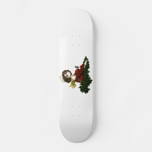 Skateboard Ange de houx (Recto)