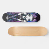 Skateboard Ange observé gothique d'Ariel grand Emo (Horz)