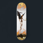 Skateboard Angel Skeleton Démon Ailes Flames<br><div class="desc">Cette conception peut être personnalisée en choisissant l'option personnaliser pour ajouter du texte ou apporter d'autres modifications. Si ce produit a la possibilité de transférer la conception à un autre article, s'il vous plaît assurez-vous d'ajuster la conception pour s'adapter si nécessaire. Contactez-moi à colorflowcreations@gmail.com si vous souhaitez avoir cette conception...</div>