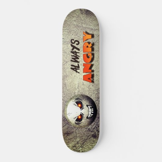 Skateboard Angermoji Vintage (Voorkant)