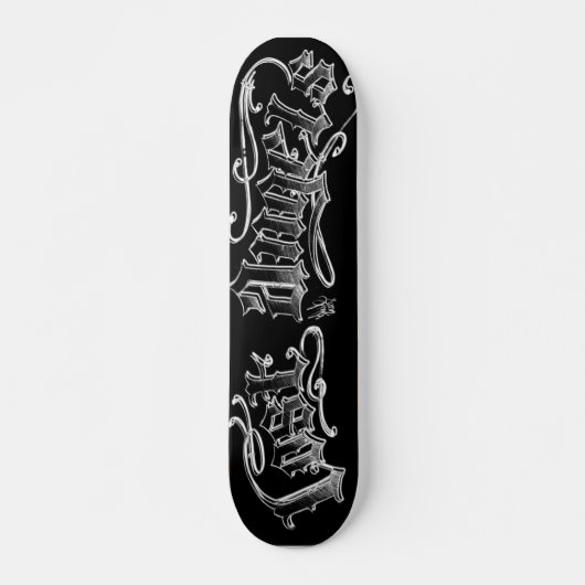 Skateboard Anges perdus - customisés (Devant)