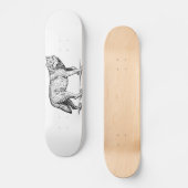 Skateboard Animal sauvage du loup (Recto)