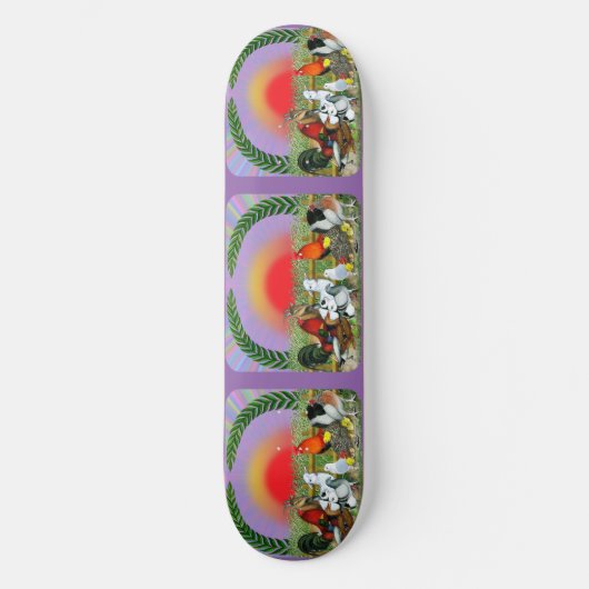 Skateboard Animaux de ferme (Recto)