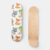 Skateboard Animaux de forêt, Animaux de forêt, Animaux d'auto (Recto)
