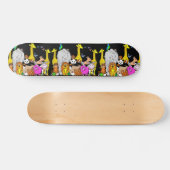 Skateboard Animaux heureux (Horz)