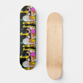 Skateboard Animaux heureux (Recto)