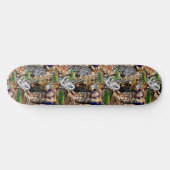 Skateboard Animaux sauvages de la Savane africaine (Horz)