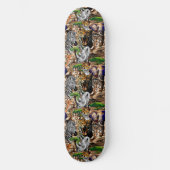Skateboard Animaux sauvages de la Savane africaine (Recto)