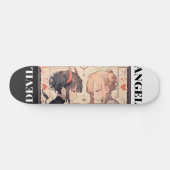 Skateboard Anime Angel Devil Deck, Room Wall Art (Horz)
