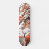 Skateboard Anime Dragon/Girl Skate Deck (Recto)