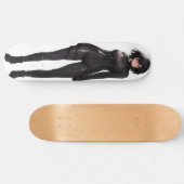 Skateboard Anime Girl in Bodysuit (Horz)