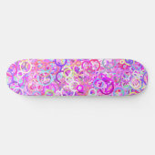 Skateboard Anneaux de couleur - Roses et plus (Horz)