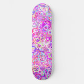 Skateboard Anneaux de couleur - Roses et plus (Recto)