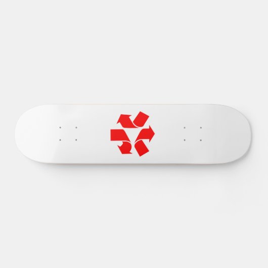 Skateboard Annuler le recyclage du symbole (Horz)