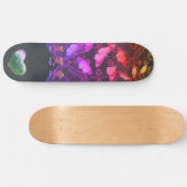 SKATEBOARD ANTIQUE LACE, BUTTERFLITS ET UN COEUR (Horz)