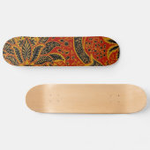 Skateboard Antique William Morris Inde Wallpaper (Horz)