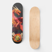 Skateboard *~* AP88 Cercle de feu Élément Dragon Fierce (Recto)