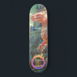 Skateboard *~* AP88 Cercle de feu Feu Élément Dragon<br><div class="desc">(Code de recherche AP88 pour trouver des articles similaires ) Transfert facile vers d'autres produits Zazzle. DRAGON Élément Élémentaire avec ANNEAU de FEU / FLAMESS et MONOGRAMME INITIAL pour votre nom - Conserver ou modifier ou supprimer le texte. Cette Fierce Popular skateboard de tendance chinoise style personnalisé pro Element Dragon...</div>