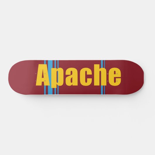 Skateboard Apache amérindienne (Horz)