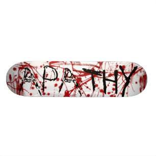 Skateboard Apathie d'éclaboussure de sang