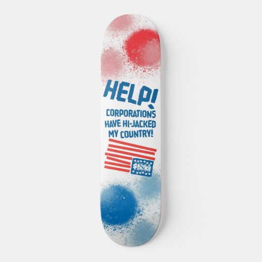 Skateboard APDECK_CAMERON_Art_StrikeHelp (Recto)